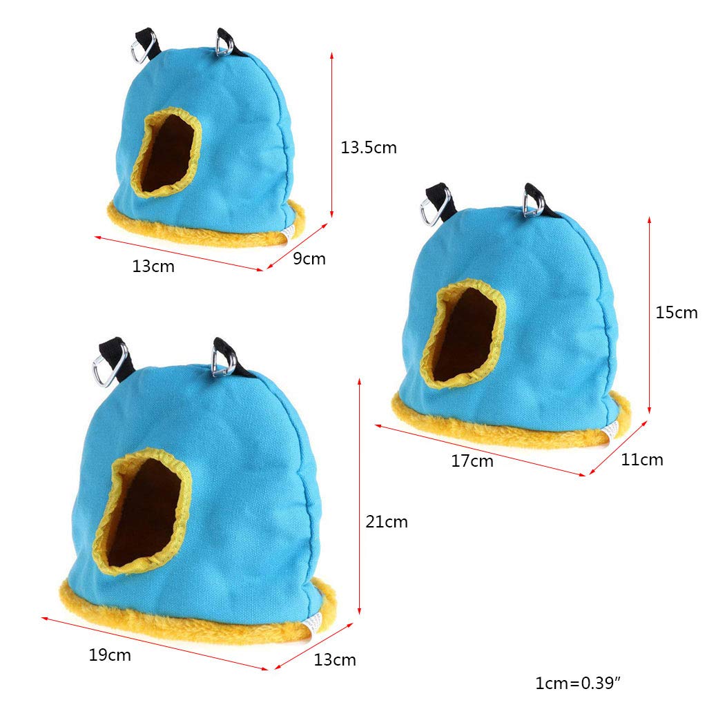 Papageiennest Dreieckig - Plüsch Hängevogelnest Für Mittelgroße Vögel