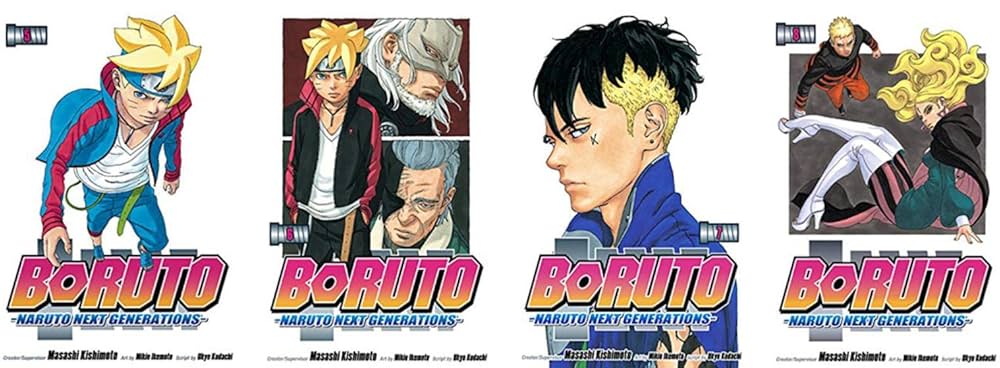 Amazon.com: mukawa Boruto Manga Set, Vol. 1-15 White