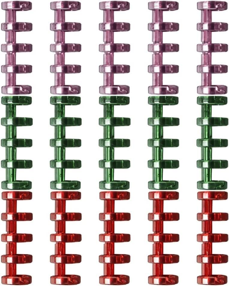 Anneaux de reliure à 5 anneaux avec fermeture sécurisée pour clips