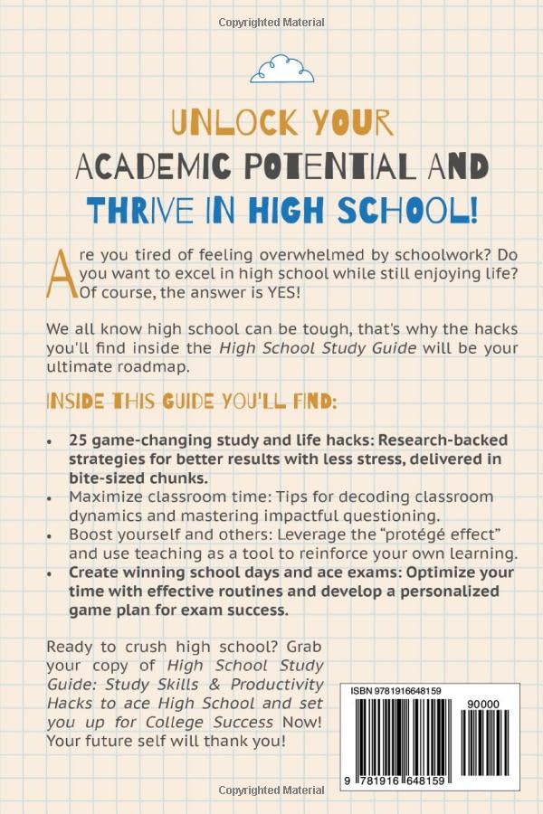 High School Study Guide: Study Skills and Productivity Hacks to Ace High School and Set You up for College Success (Teen Success) - Image 2