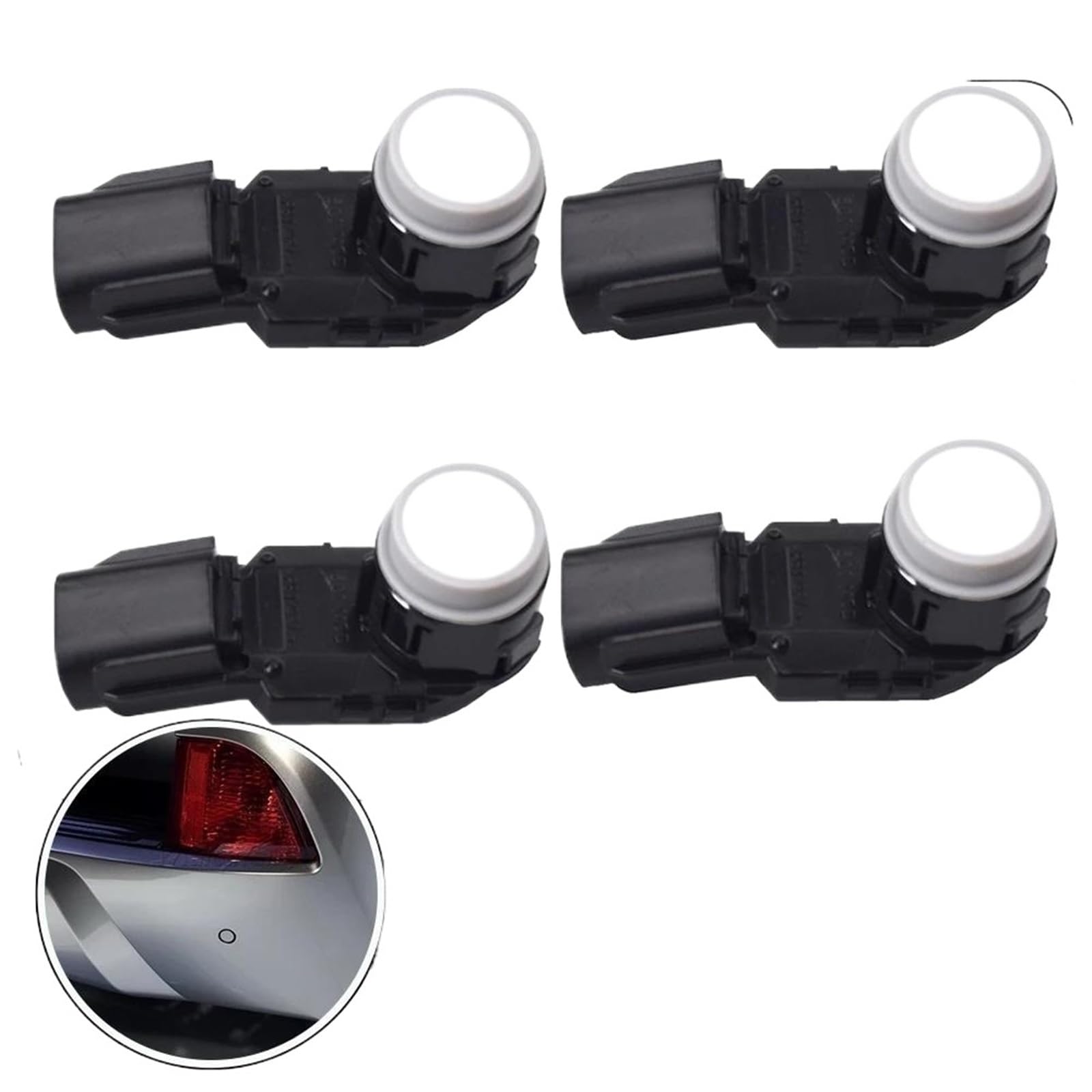 Parking Assist Sensor For Toyota For Lexus LX570 2015 2016 2017 2018 2019 89341-60060 8934160060 4pcs PDC Ultrasonic Wireless Parking Sensor(Black 4pcs)