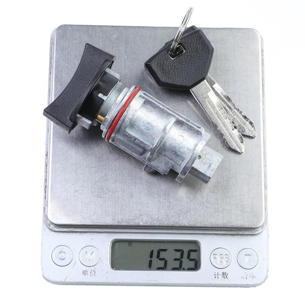 DIPPCO Câble De Verrouillage Interrupteur D'Allumage Avec 2 Clés - Compatible Jeep Cherokee TJ Wrangler & Chrysler Neon 4746667 US231L