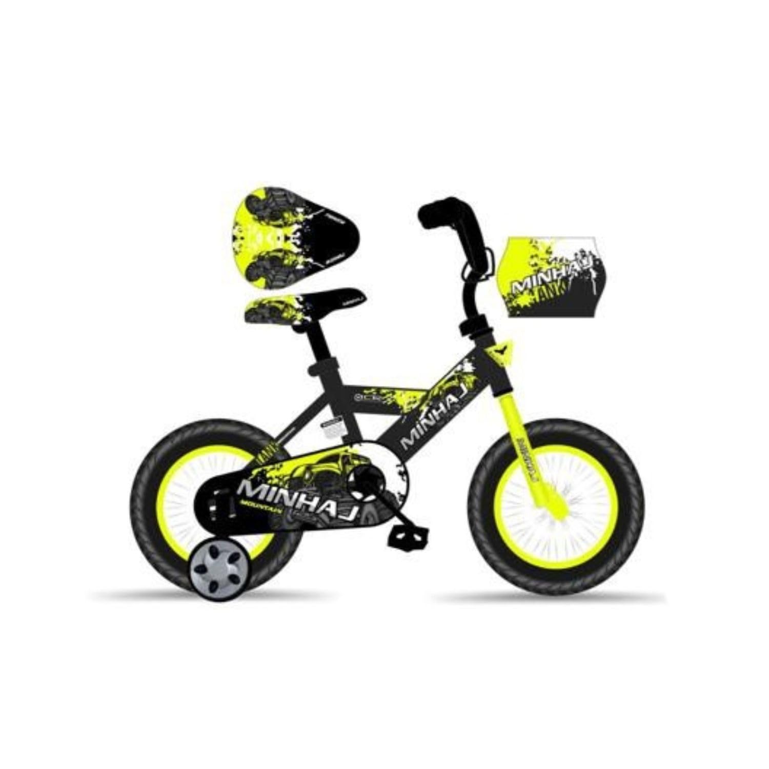 bmx、12インチ Minhaj Sport 12 BMX Bicycle, 12-Inch Wheels, Yellow Blue Red Pink
