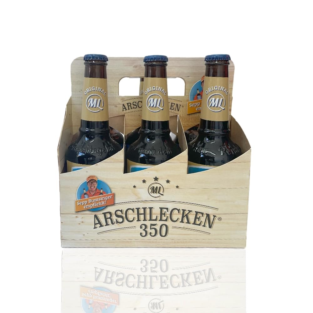 Arschlecken 350 Original ML Helles in 0,33 Liter Flasche Alc.5,2% vol. (6)