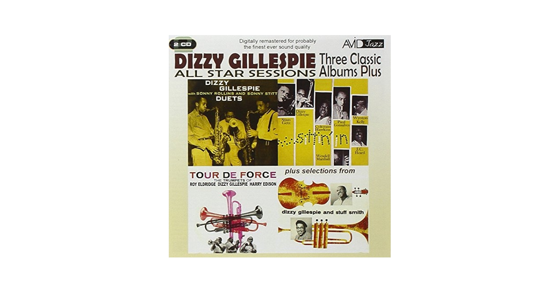 GILLESPIE,DIZZY - All Star Sessions: 3 Classic Albums Plus
