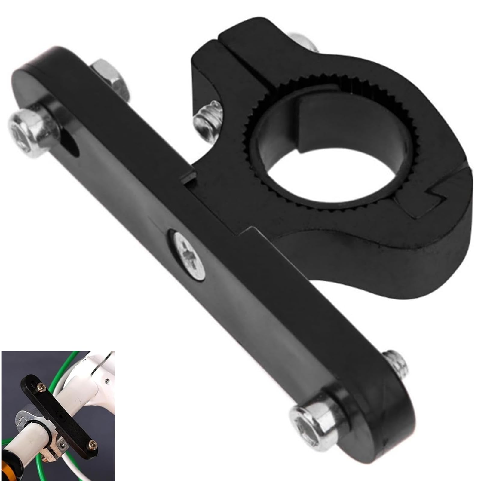 Bike Water Bottle Holder, Adjustable Bicycles Handlebar Water Bottle Cage Mount, Aluminum Alloy Cycling Cup Holder Clip Mountain Bike Accessories for Mountain Road Bicycles