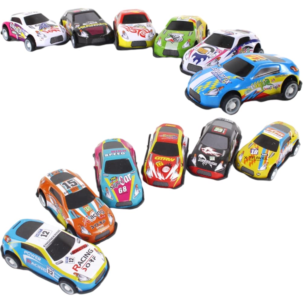 12 Voitures Jouets De Course En Alliage, Mini Voitures électriques à Friction De Poche Pour Garçons Et Filles, Véhicules à Inertie, Cadeaux Pour Enfants, Jouets De Voiture En
