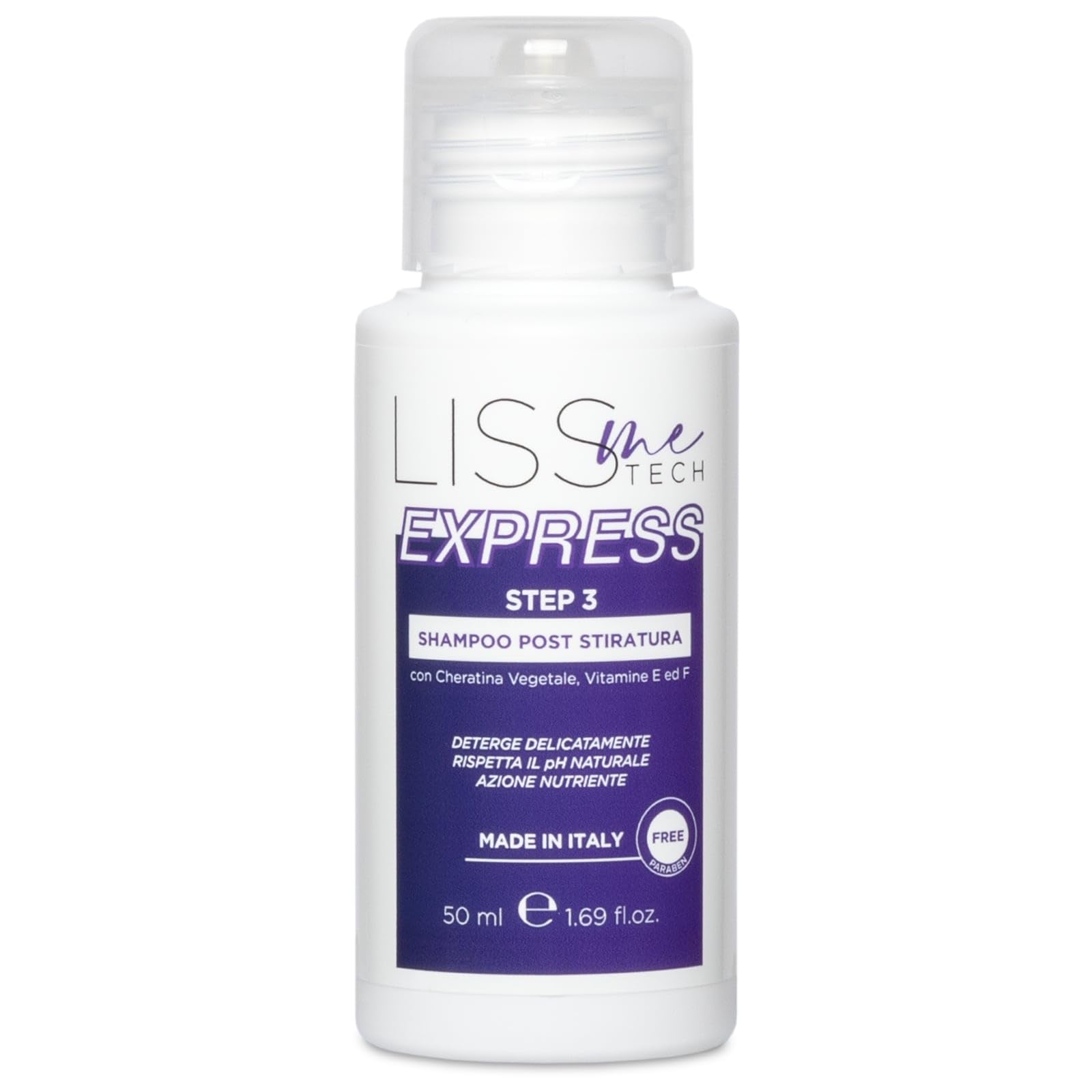Kit alla Cheratina per Stiratura con Piastra, con Shampoo Preparatore, Crema Lisciante, Shampoo e Balsamo Post Stiratura, 350 ml