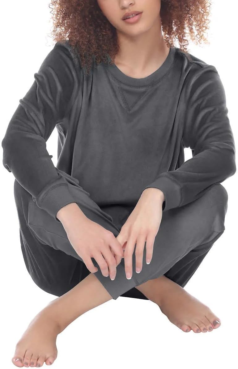 Honeydew Women's 2 Piece Super Soft Fleece Lounge PJ Set - Image 4