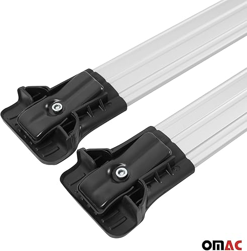 Miniatura 8 de OMAC Juego de portaequipajes y portabicicletas para Mercedes Clase E S212 2010 a 2016, barras transversales de aluminio para montaje en techo de