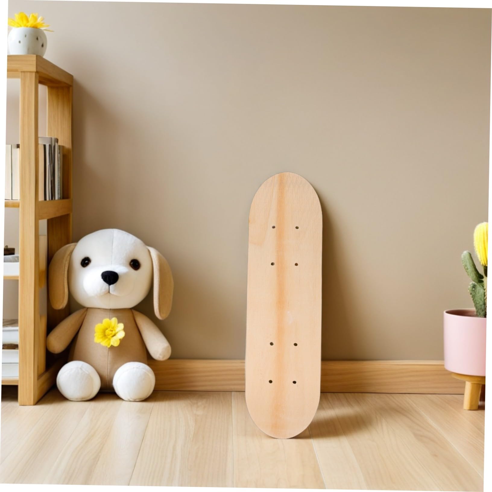 ifundom Planche de Skateboard Vierge en Bois 7 Couches, Lot de 3 Pièces, Surface Lisse à Peindre, Sécurité Renforcée, Facile à Nettoyer pour Garçon et Filles et Décoration Intérieure