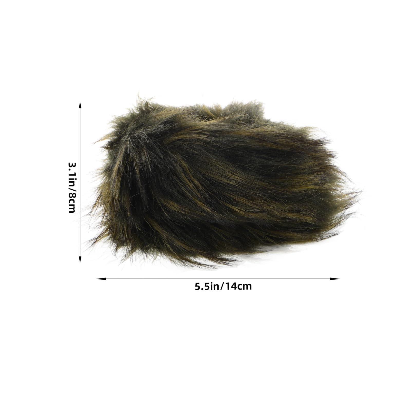 minkissy 1 Pair Faux Fur Wrist Warmers for Women Stylish Arm Warmers Plush for Everyday Wear Parties Dates Versatile Fashion Accessory to Keep Wrists Warm