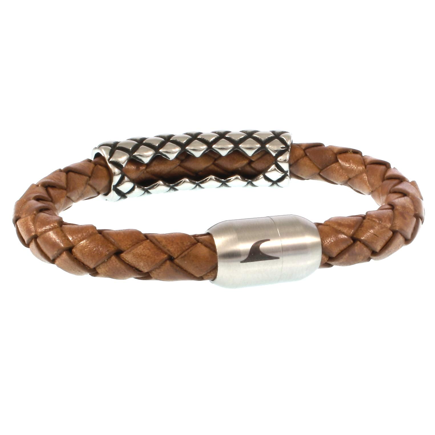 Leder-Armband MAX Cognac Surfer Herren