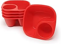 Vista 10 de Rolling Sands Cuencos reutilizables para aperitivos y inmersiones, 5 unidades, fabricados en Estados Unidos, aptos para lavavajillas y microondas