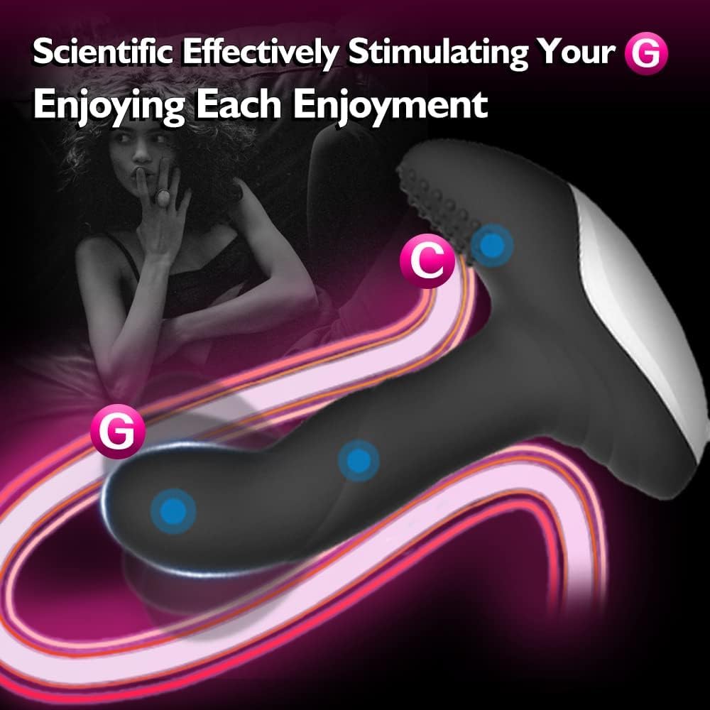 Prostate Massager Anal Plug, Vibrating Male Anal Sex Toys for Men Women Couples Adult Sex Pleasure, Remote Control Anal Toy Vibrator Stimulator Butt Plug for P spot & G spot Play