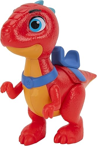 Miniatura 10 de Dino Ranch Clubhouse, juego grande de 12 pulgadas con luces y sonido, cuenta con silo con tobogán, puente, sala extensible, 2 rancheros de