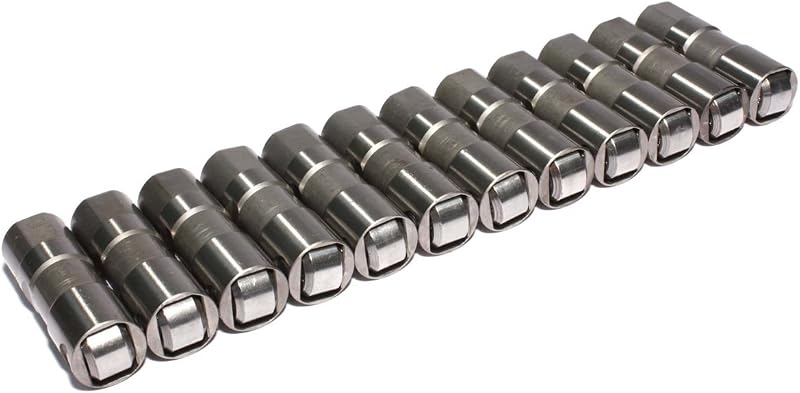 Tuchos hidráulicos de rolete COMP Cams 850-12 para Chevrolet V6 3.8/4.3L com bloco OE Roller – Conjunto com 12 unidades