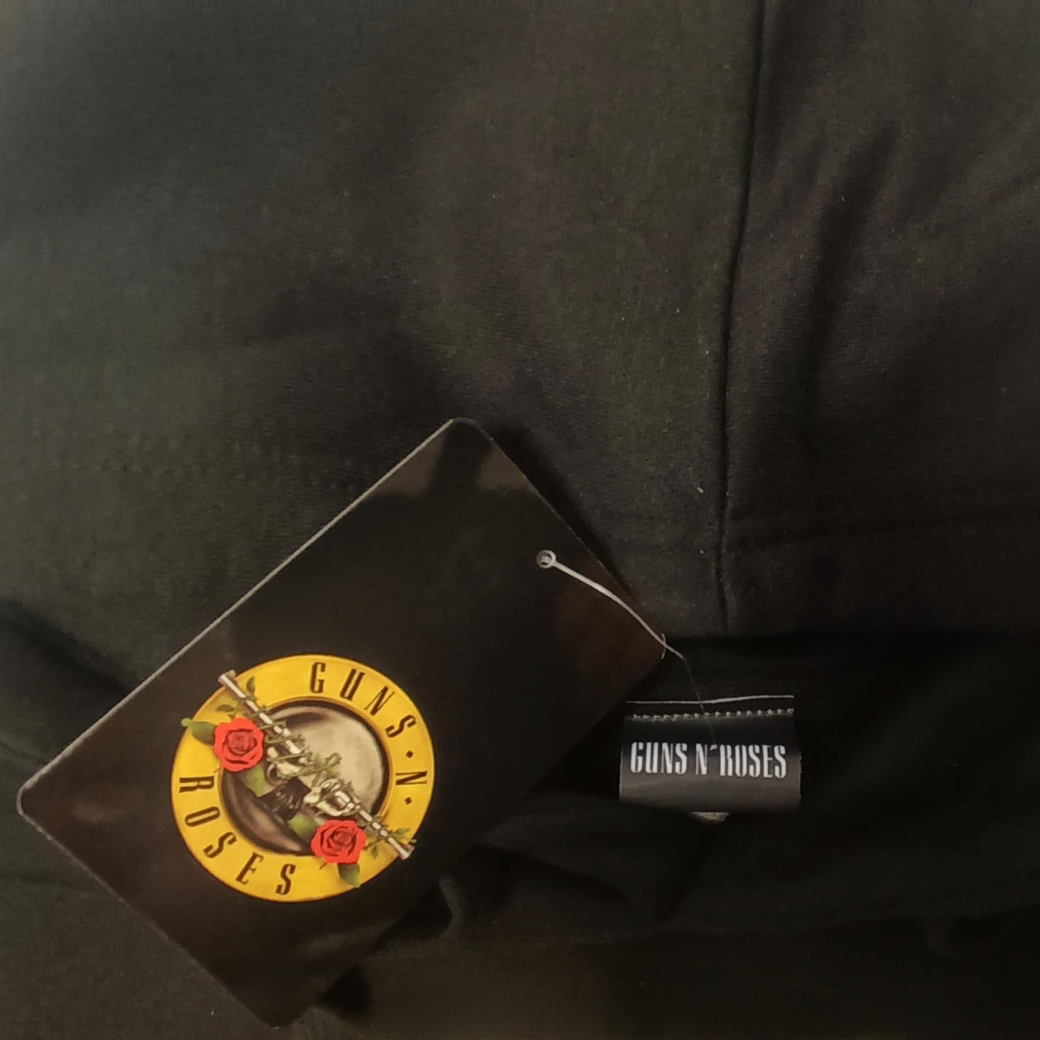Guns N' Roses Felpa Ufficiale Classic Logo. Felpa con Cappuccio Unisex in Cotone. vestibilità Regular per Adulto e Ragazzo