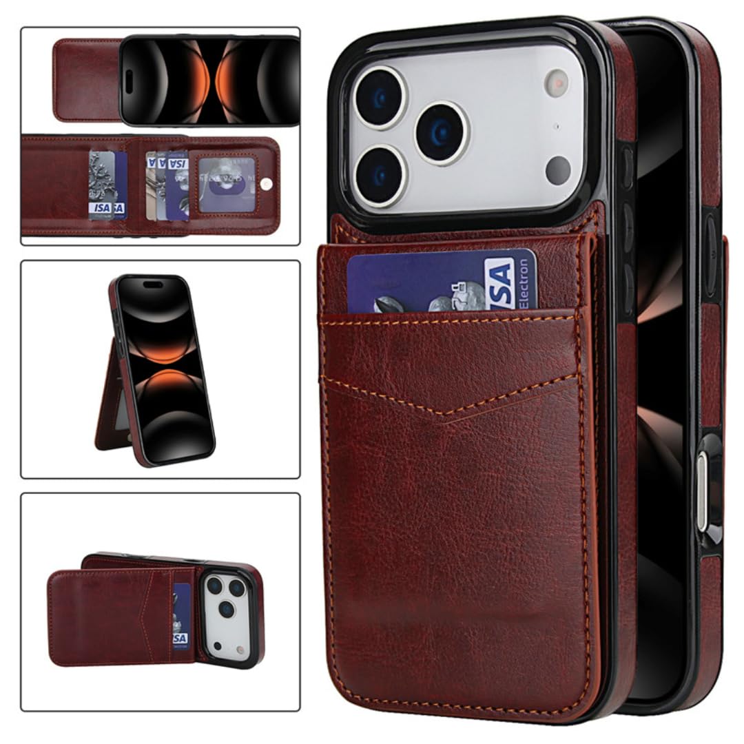 Amazon.co.jp: RNOZX iPhone 11用高級レザーバックケース、カード