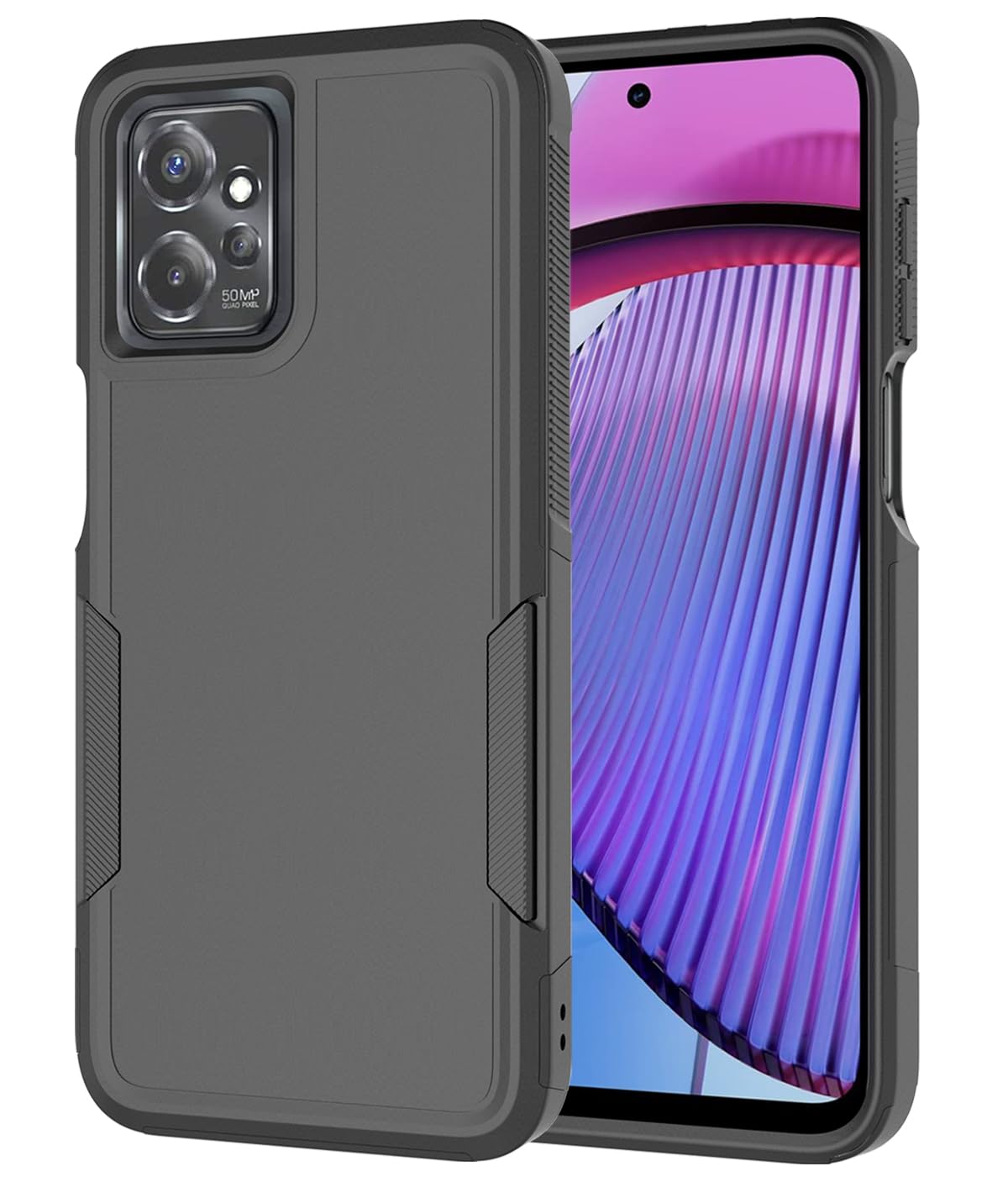 Designed for Moto G Power 2023 & Moto G 5G 2023 Case,Heavy-Duty Tough Rugged Lightweight Slim Shockproof Protective Men Women Phone Case Cover for Motorola G Power 2023 5G (6.5",2023)[Black]