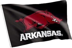 Razorbacks U of A University of Arkansas Flag - Style B