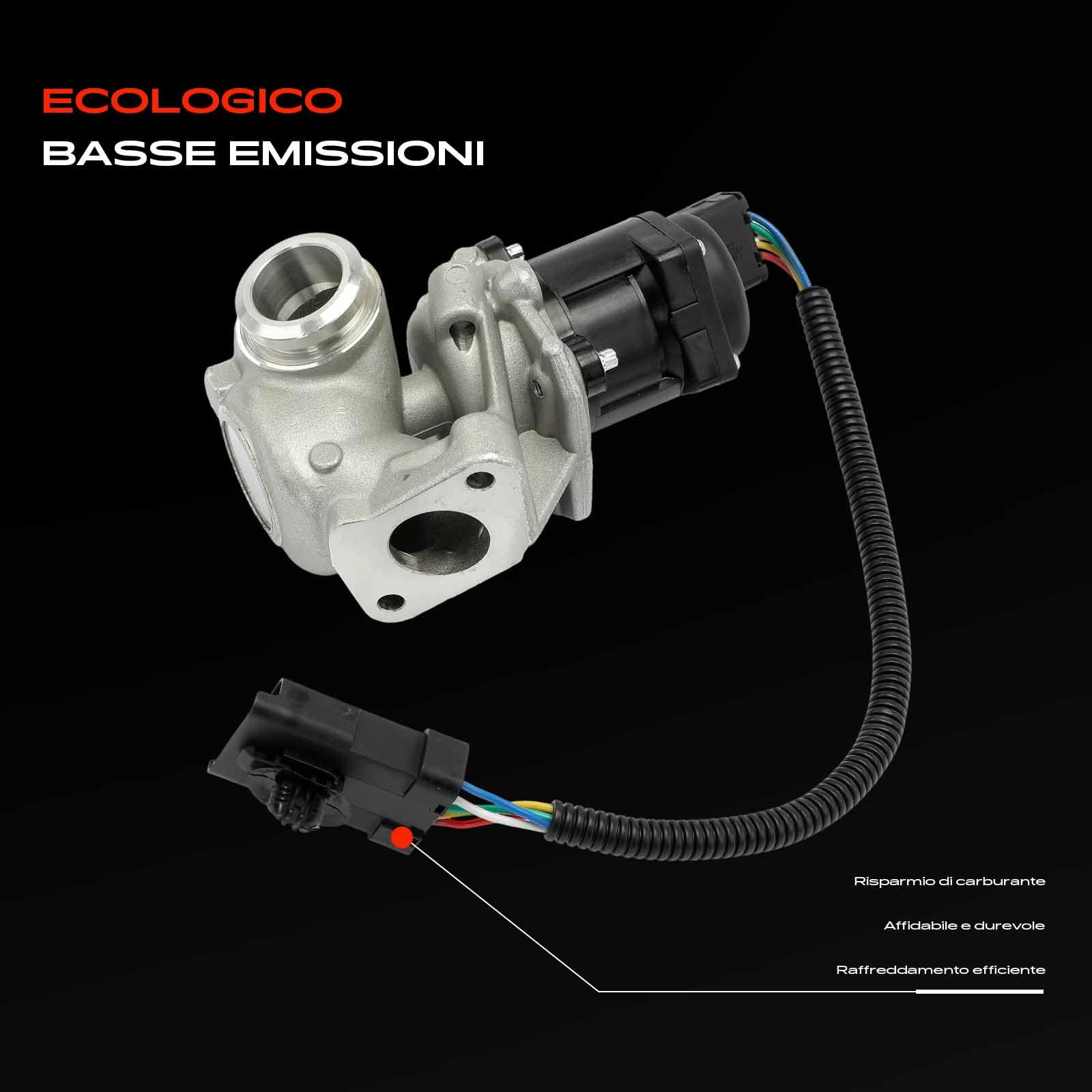 Frankberg Ricircolo dei gas di scarico della valvola EGR 3M5Q9D475DA | Compatibile con: V50 MW,C-Max DM2,C30,Focus II Stufenheck DA,S40 II 544,Focus C-Max,Focus II DA DP HCP,Focus II Turnier DA
