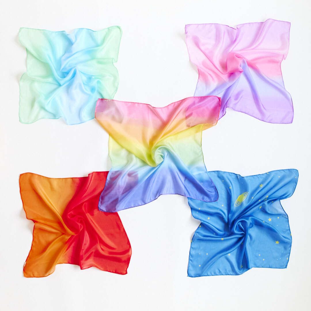 新品正規品サラズシルクミニenchantedプレイシルク5枚セット Amazon.com: Sarah's Silks - Set of 5 Enchanted Mini