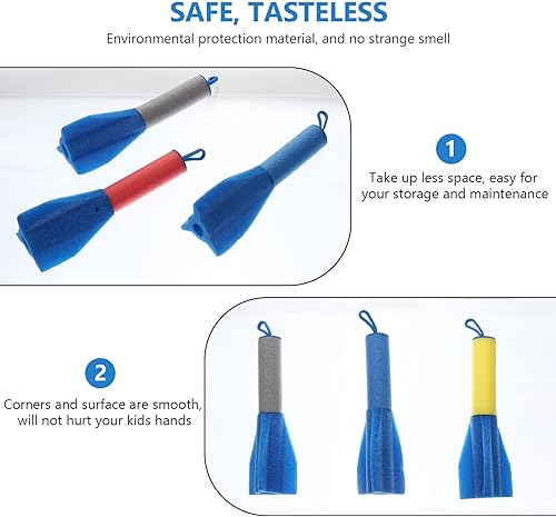 Miniatura 3 de Toyvian Cohetes de dedo de honda, 8 uds, juguetes de espuma para los dedos, cohetes divertidos de tirachinas para niños