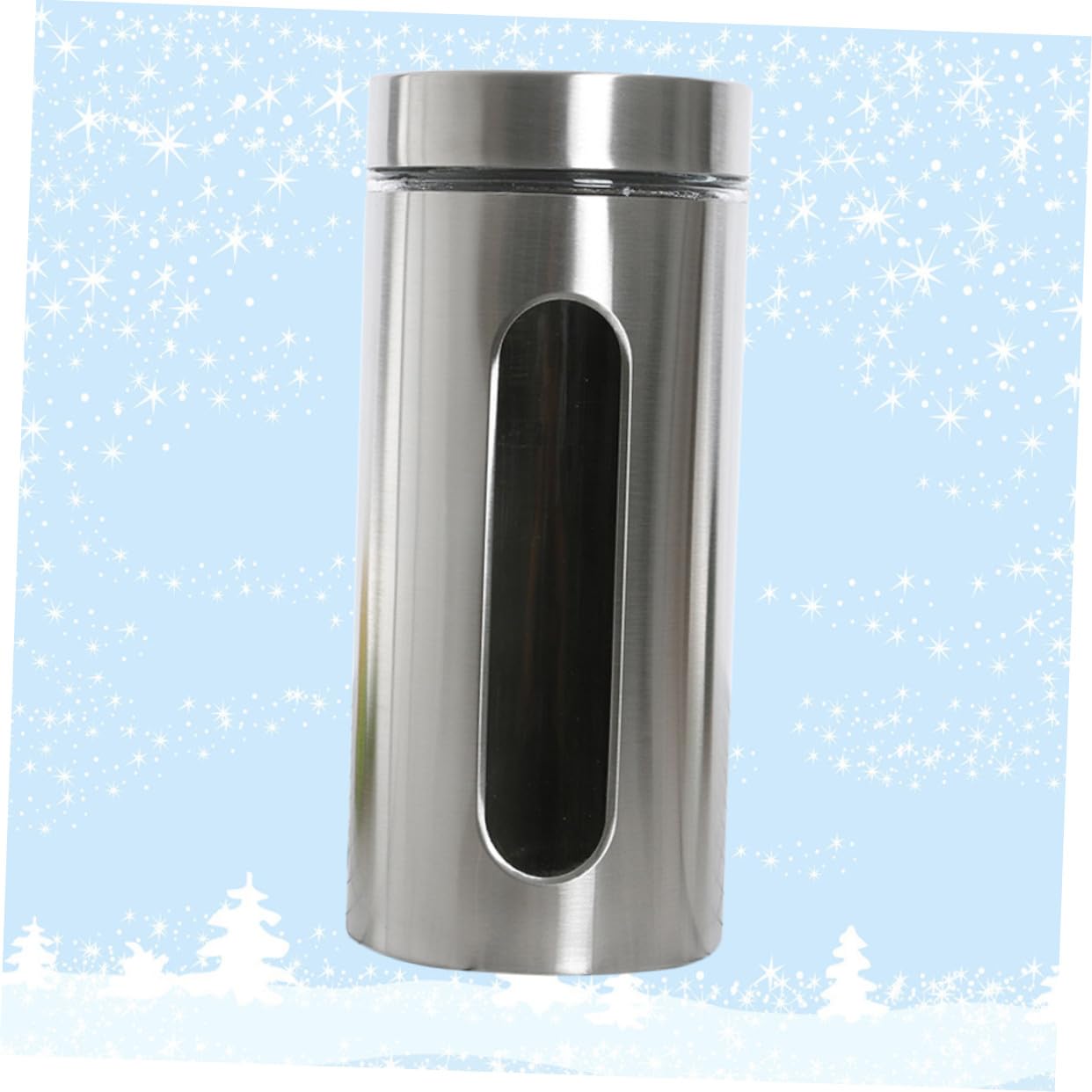 Acciaio Inox Barattolo Alimenti e Vetro Sigillato 950ml