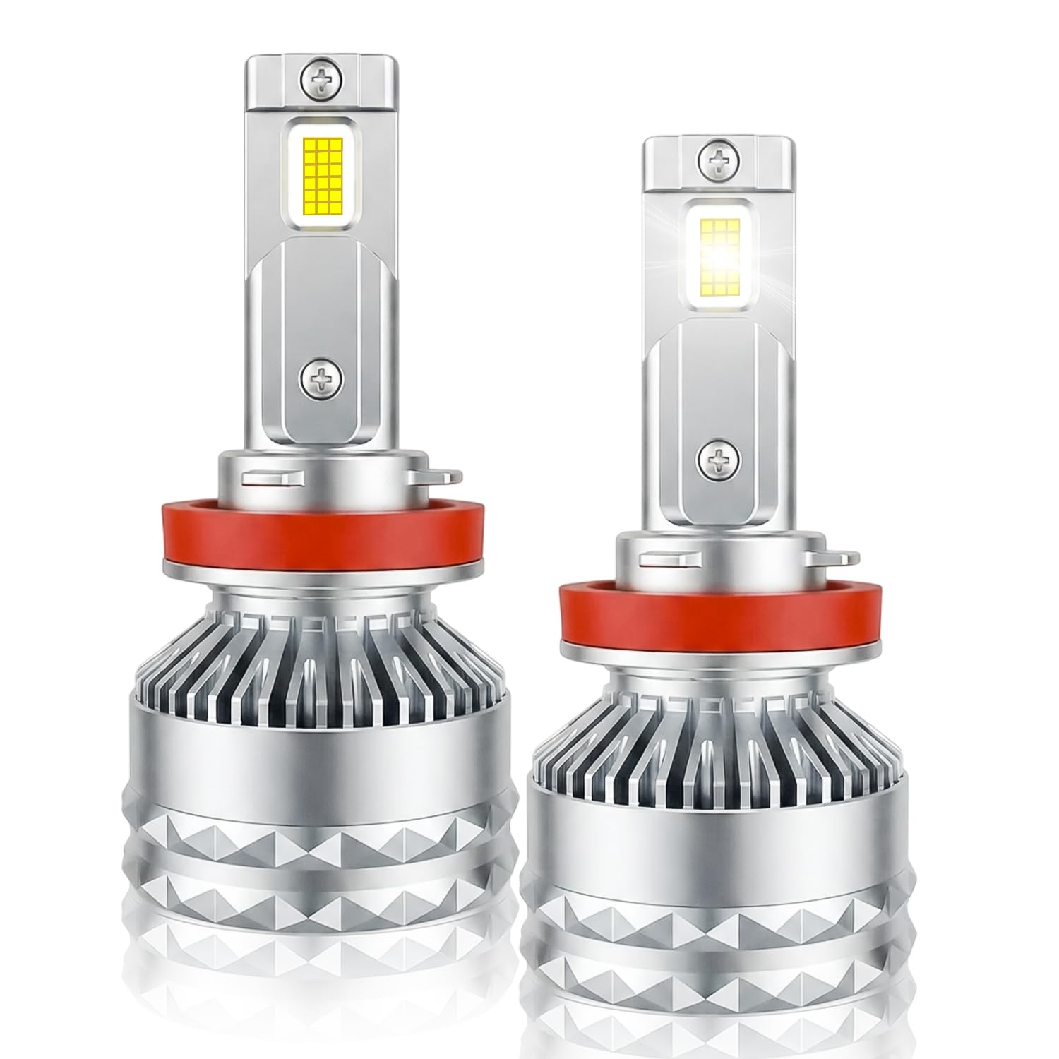 FABTEC HIGH POWER H8/H11/H16 FOG LIGHT BULB FOR CARS, 12000 LUMENS FOG LAMP 6000K COOL WHITE, SET OF 2 150W SUPER HIGH POWER LED-picture-7