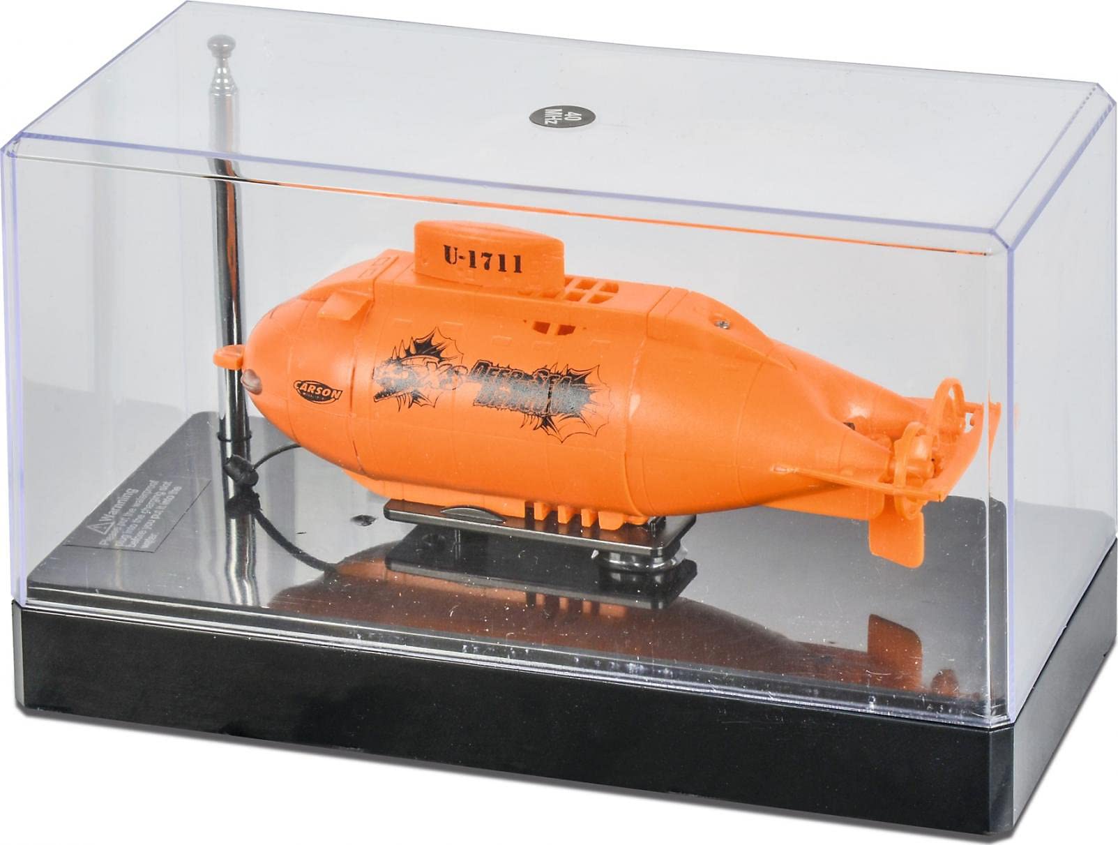 Carson 500707117 - XS Deep Sea Dragon 100% RTR(pomarańczowy), zdalnie sterowany łódź, łódź RC