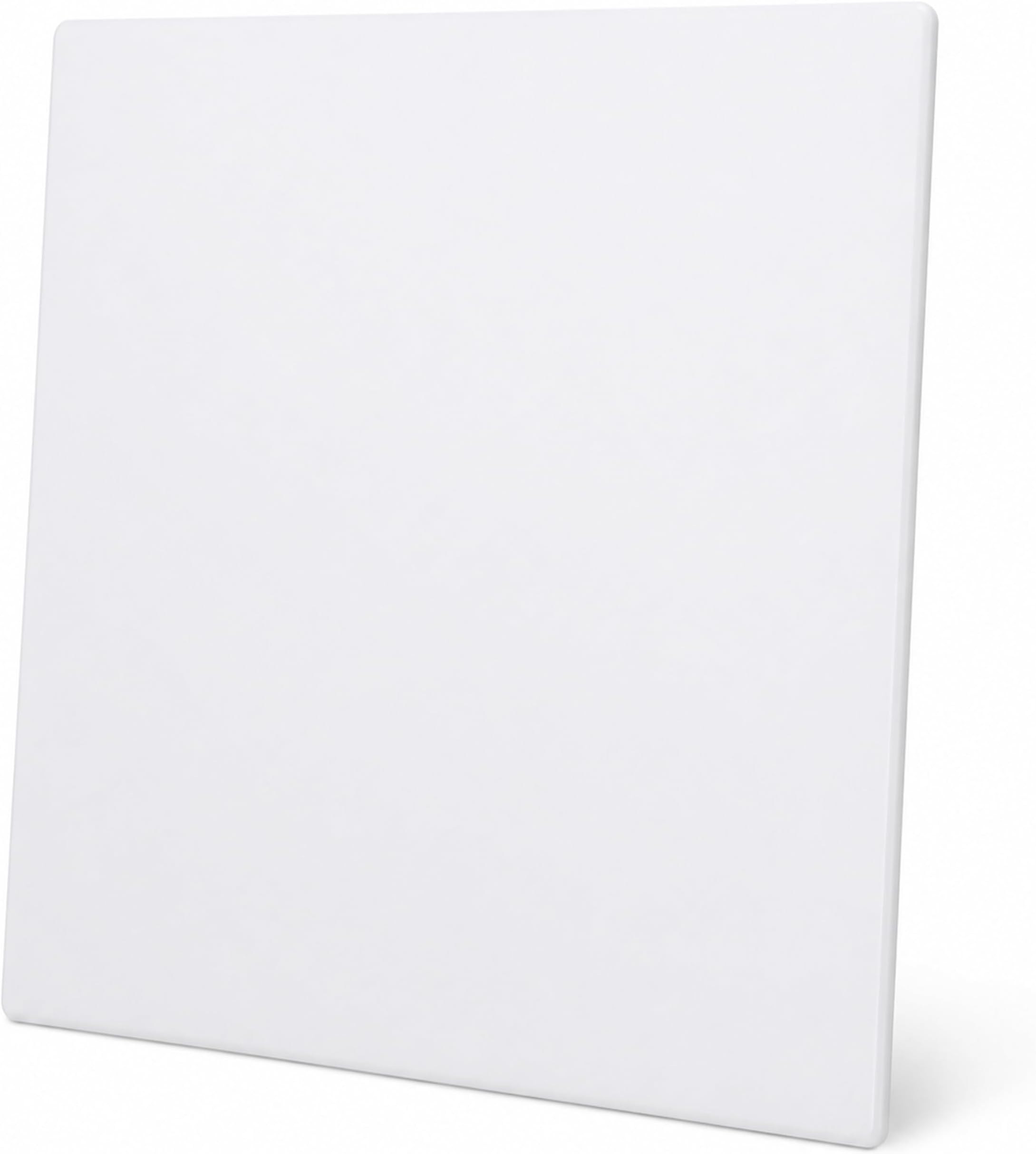 Winco 12" x 18" White Heavy-Duty Plastic Cutting Board
