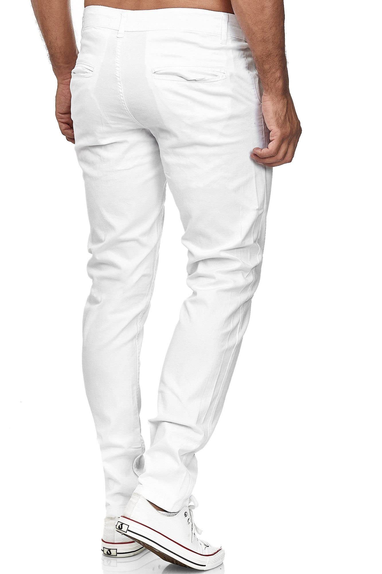Tazzio Pantalones Chinos para Hombre 19530, Ajustados, elásticos, con Mezcla de algodón, Pantalones Casuales de diseñador, para Todo el año, cómodos