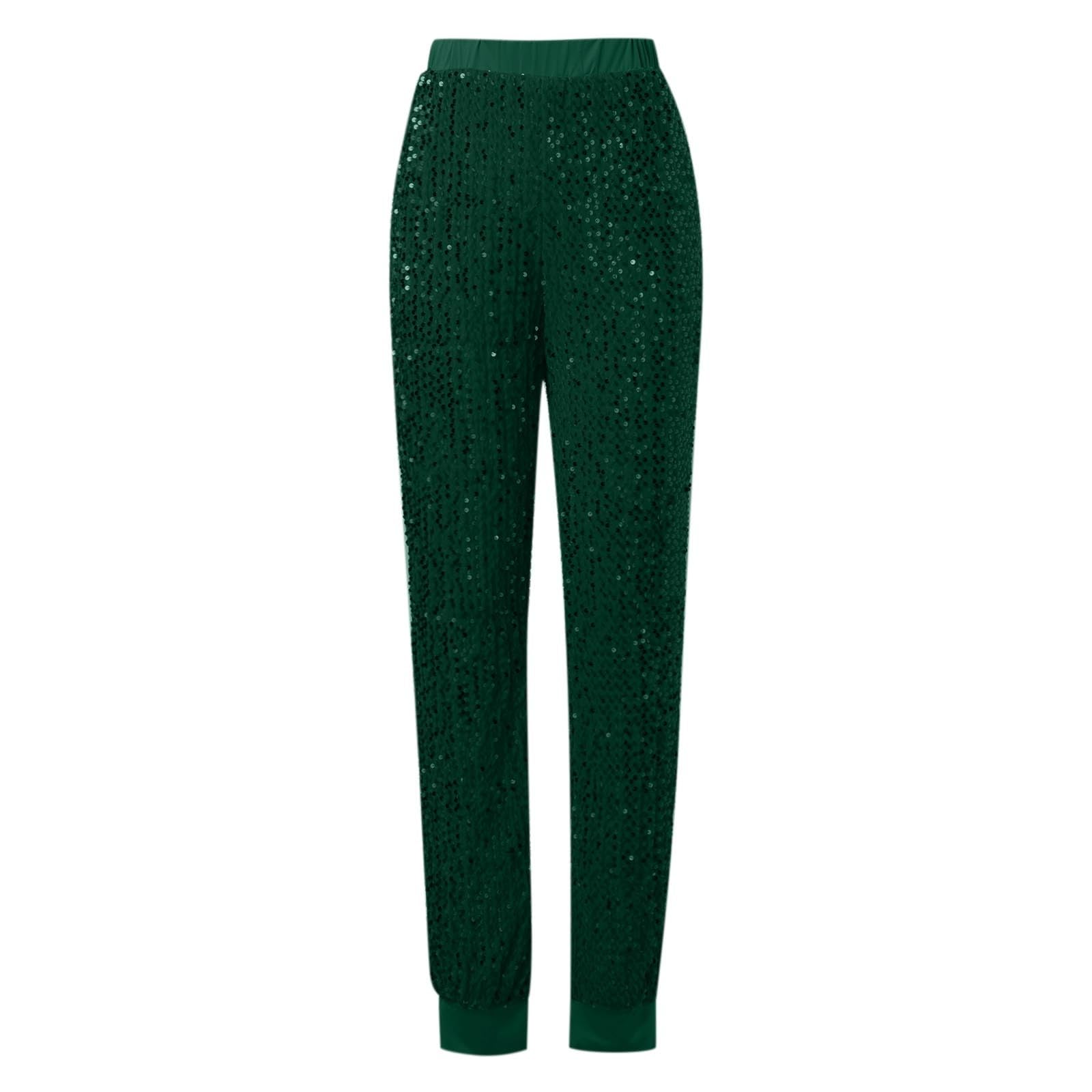 Mujeres Invierno Lentejuelas Pequeña Fragancia Ocio Deportes Largo Jersey Lápiz Pantalones Dos Piezas