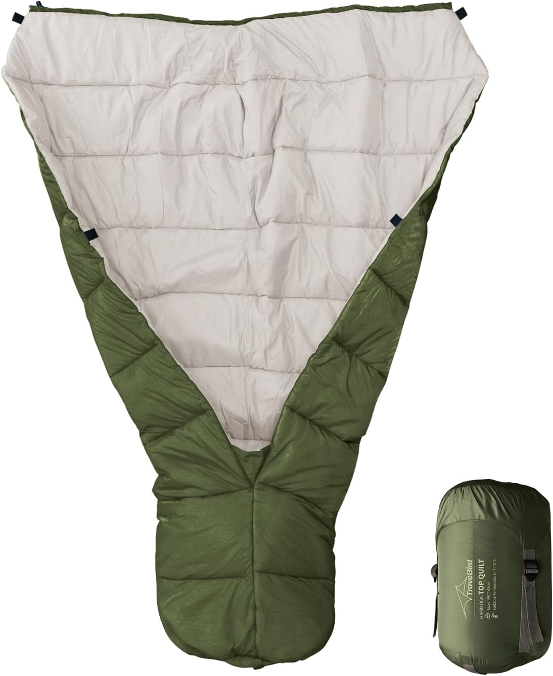 Top Quilt for Hammocks, Ultralight Sleeping Bag Topquilt, Warm Insulation Sleeping Quilt for Outdoor Hammock Camping