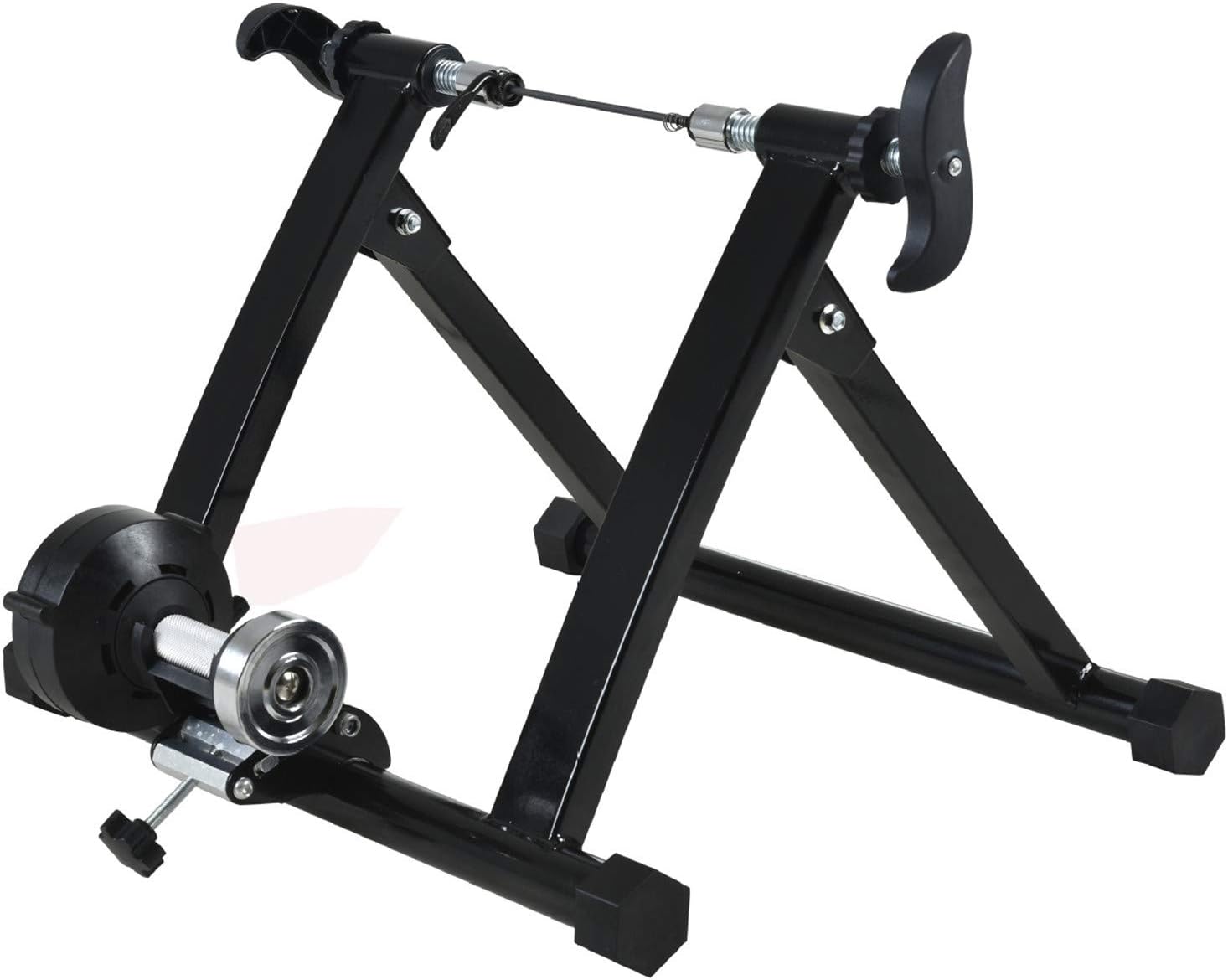 Bicycle Trainer, Indoor Cycling Exercise Station, Magnetic Resistance Power, Wheel Compatible with 24-29 Inch 700C Bikes