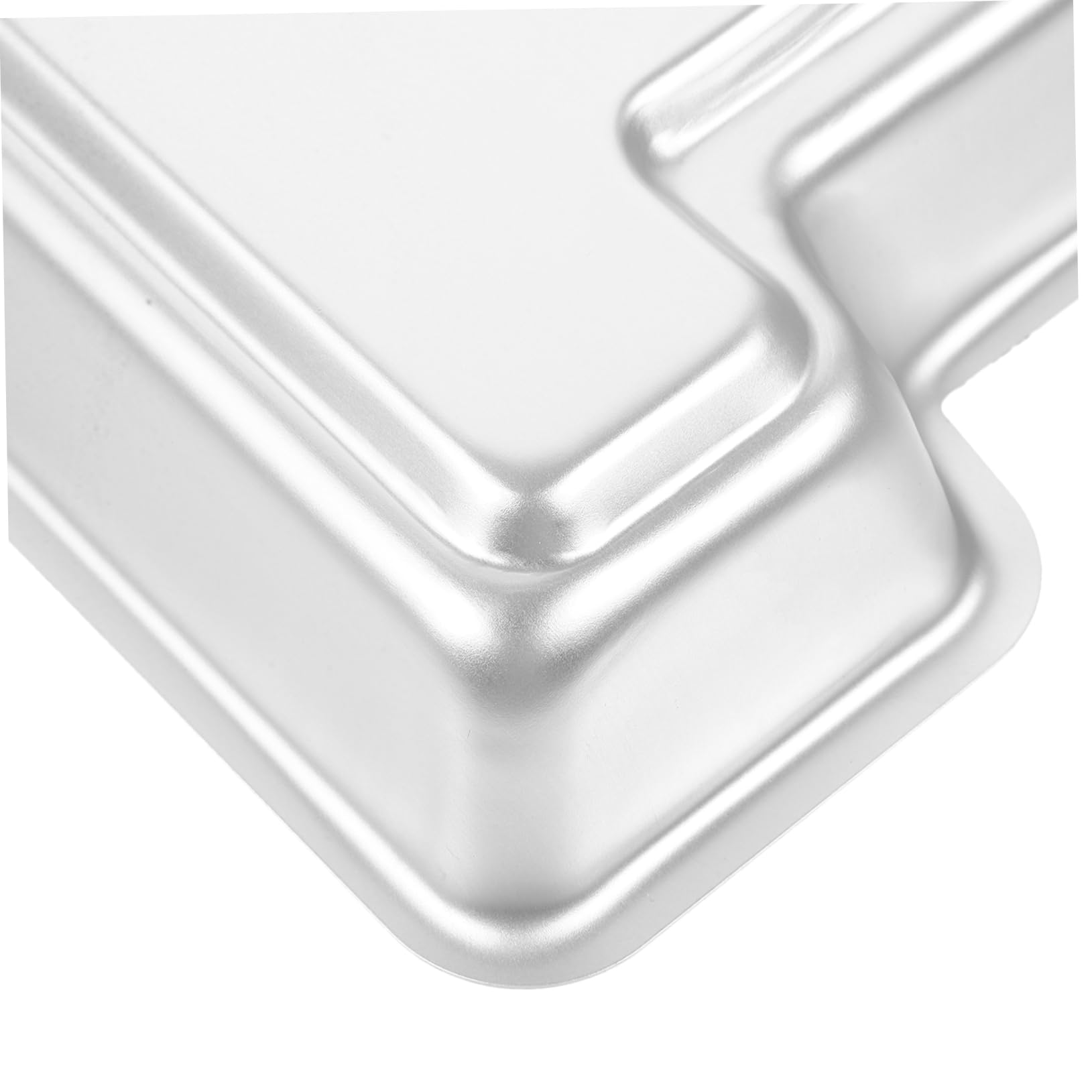 MAGICLULU Lot De 4 Moules À Gâteaux En Aluminium En Forme De Chiffre 1 Accessoire De Pâtisserie Pour Gâteaux Danniversaire