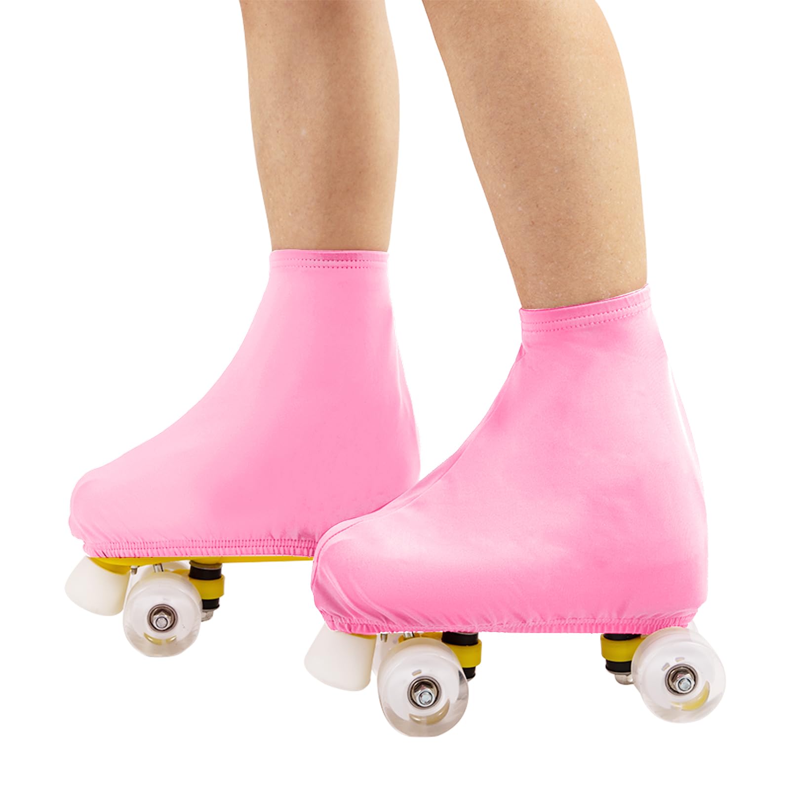 TUYUU Skate Covers,Skating Boot Covers,Skating Shoe Protective Cover for Kids Youth Adults Men Women Boys Girls,Skate Cover for Figure Skating Ice Skating Roller Skates.Skate Accessories. (Pink, M)