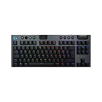 Logitech G G915 X LIGHTSPEED TKL Tastiera gaming wireless a profilo ribassato, copritasti in PBT bicomponente, tasti completamente programmabili, GL Brown Tactile – PC, Mac, ITA QWERTY Layout – Nero