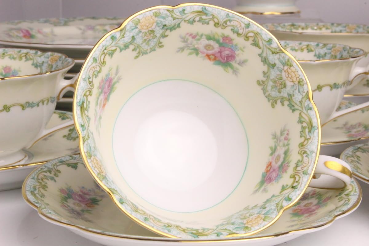 Amazon.co.jp: 狸庵RP 1930年製 オールドノリタケ LUXORIA US向け 銀座 