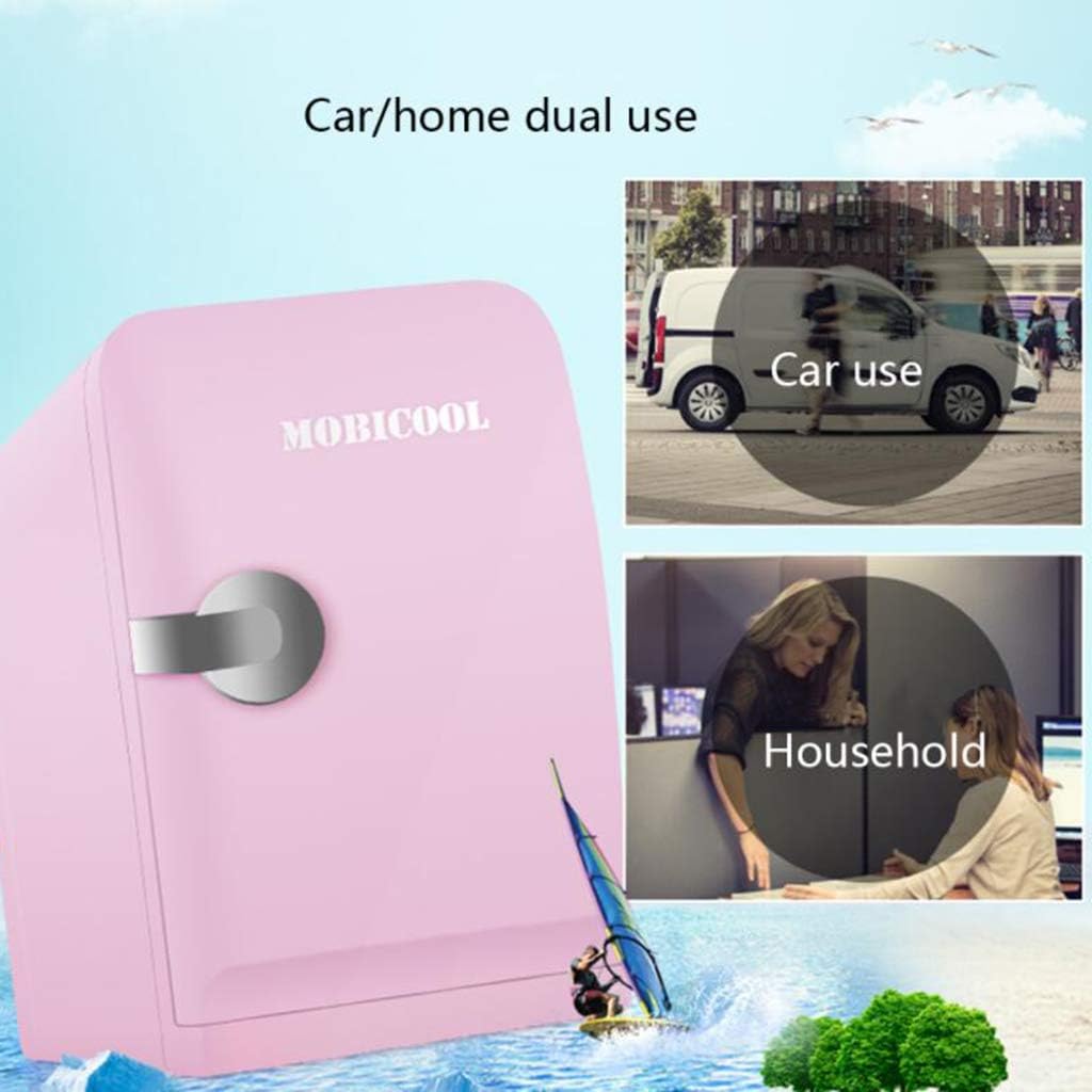 Mini Refrigerator Cooler and Warmer Portable Compact Personal Refrigerator 100% freon-Free Environmental Protection Suitable for Home Office and car (5l White)