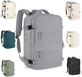 Mochila Executiva de Viagem Grande 40L Impermeável com Porta USB, Mochila Compartimento para Notebook, Mochila Feminina/Masculina Reforçada para Trabalho e viagem – VANOVA
