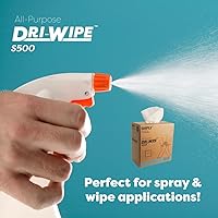 Vista 8 de Dri-Wipe S500 de SMPLY Brands - Toallitas desechables multiusos, 10 cajas de 176 (1,760 toallitas en total), alternativa fuerte a comprar toallas