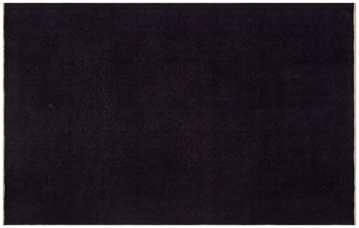 Tapis vintage turc noir ALLMODE pour grand salon chaleureux