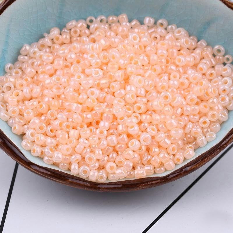 30000PCS 3.0MM Perle D'Imitazione Perline di Vetro per La Creazione di Gioielli Piccoli Perline di Pony Perline di Riso Mnin Perline per Braccialetti Fai da Te