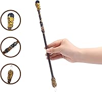 Vista 5 de Rich Boxer Varita mágica de cristal finamente hecha a mano de piedras preciosas para brujas y magos