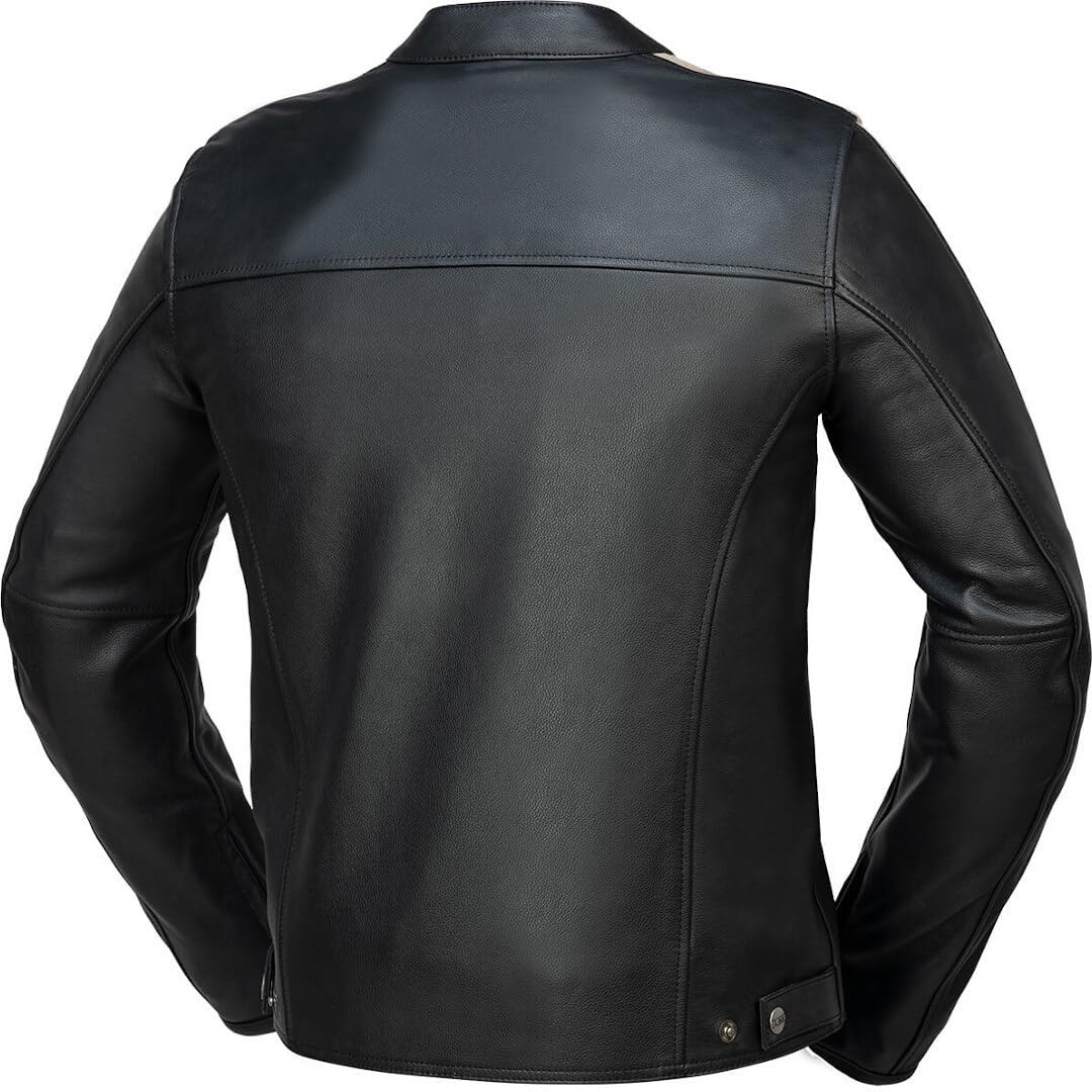 IXS Stripe Motorrad Lederjacke