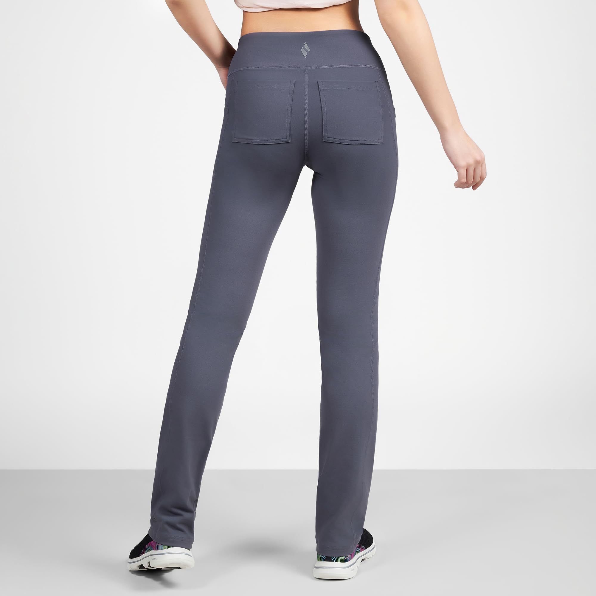 Skechers - Pantaloni Gowalk, Leggings Donna | Goga Max Soletta 5GEN Ammortizzante, Leggera, Flessibile, Lavabile in Lavatrice, Vegan