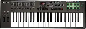 Teclado Nektar Impact LX49+ - Controlador de Teclado com 49 Teclas Touch Preto - USB - Cabo USB Incluído - Compatível com Mac e Dispositivos iOS
