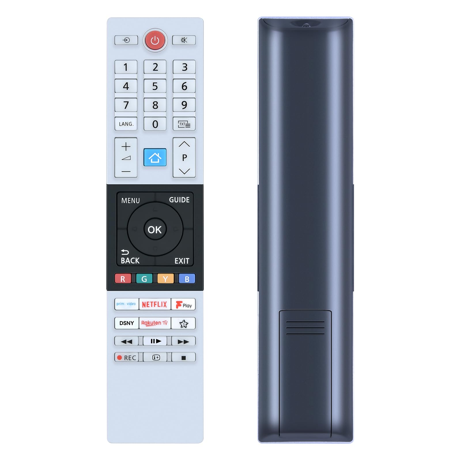 ALLIMITY Telecomando Vocale RC45160 / CT-8563 Per TV Toshiba (Modelli 32LA3B63DA, 50UA4B63DG, 55QA4163DG, 65UA6B63DG...)